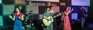 Praise and worship team during the identity sermon