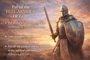 Put on the full armour of God