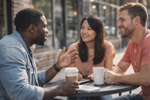 Evangelism teaching about sharing living water with others