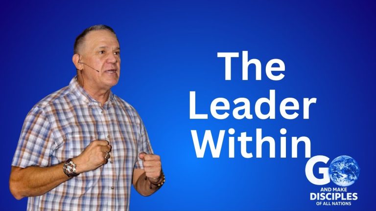 Ps Larry recaps The leader within - go and make disciples