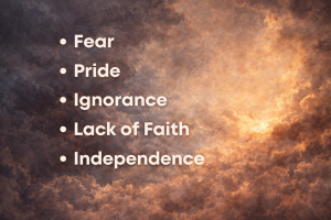 Barriers to personal growth