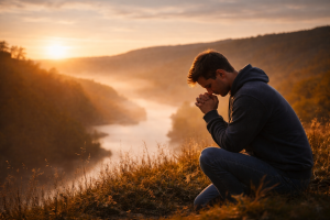 Morning prayer in submission to God