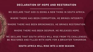 Declaration of Hope over the Church